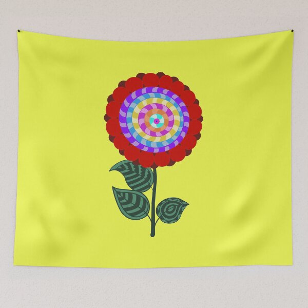 Item preview, Bold and Bright Mandala Flower designed and sold by LiaIsabellaArt.