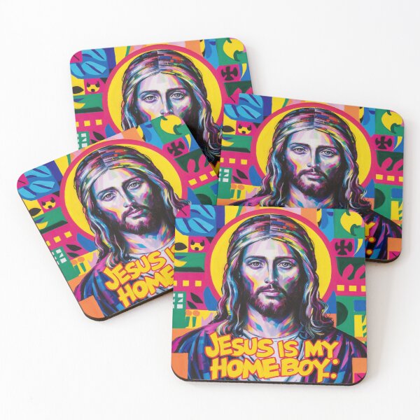 Item preview, FUNNY JESUS IS MY HOMEBOY PAINTING  designed and sold by Obinne.
