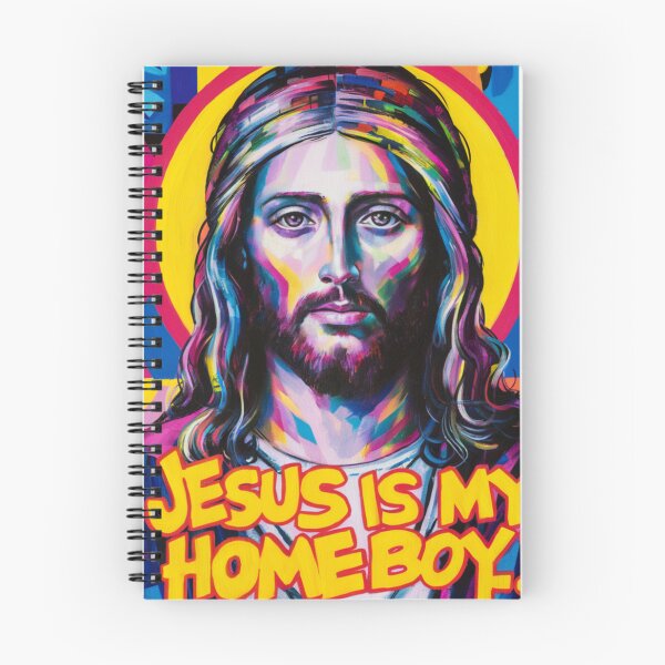 Item preview, FUNNY JESUS IS MY HOMEBOY PAINTING  designed and sold by Obinne.