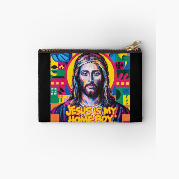Item preview, FUNNY JESUS IS MY HOMEBOY PAINTING  designed and sold by Obinne.