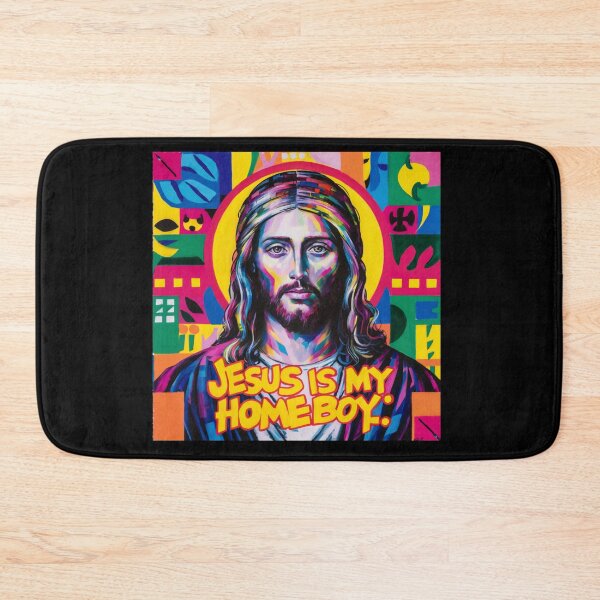 Item preview, FUNNY JESUS IS MY HOMEBOY PAINTING  designed and sold by Obinne.