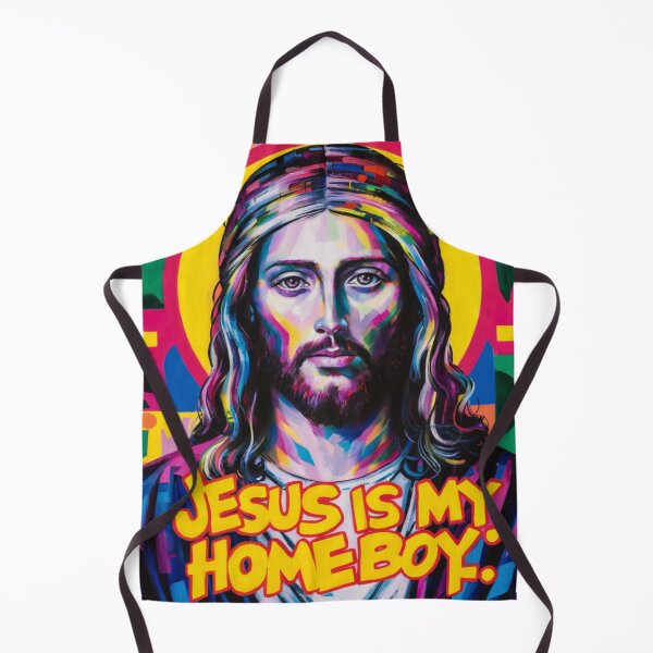 Item preview, FUNNY JESUS IS MY HOMEBOY PAINTING designed and sold by Obinne.