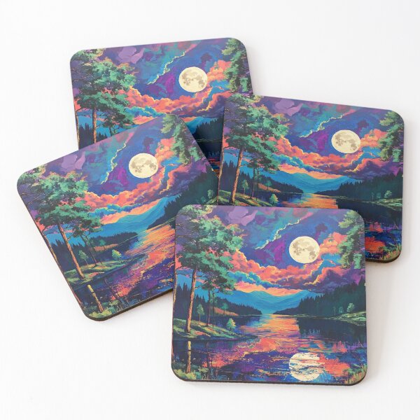 Item preview, Moonlit Lake designed and sold by Ellimade.