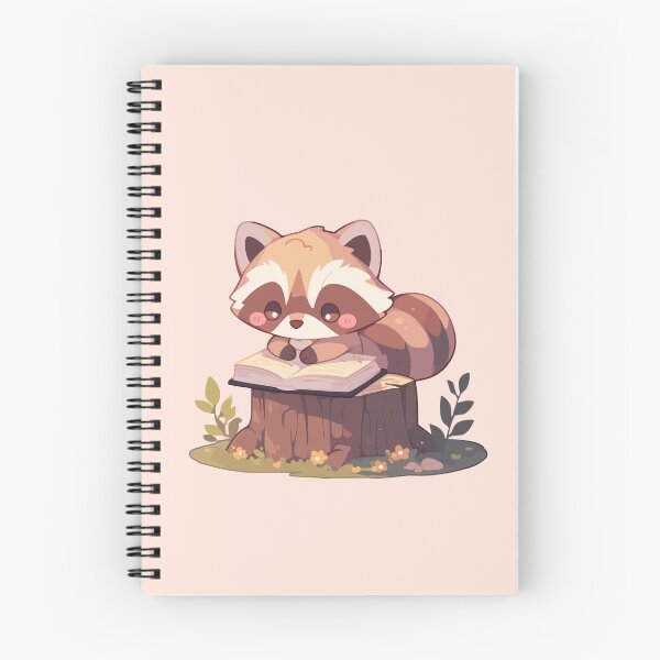 Item preview, Cute Bookish Raccoon designed and sold by RetroPrints.