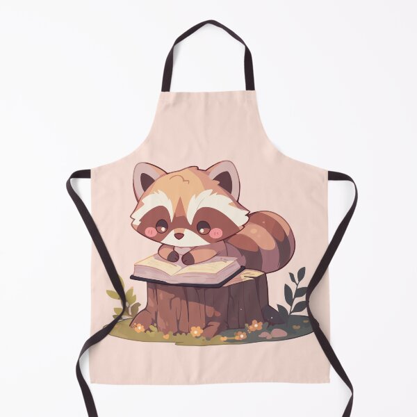 Item preview, Cute Bookish Raccoon designed and sold by RetroPrints.