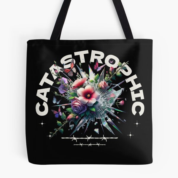 Item preview, Catastrophic Shattered Glass, Flowers, and Butterflies designed and sold by taratops.