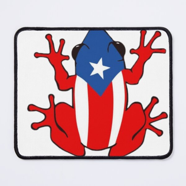 Item preview, puerto rican frog flag designed and sold by stickersbyreme.
