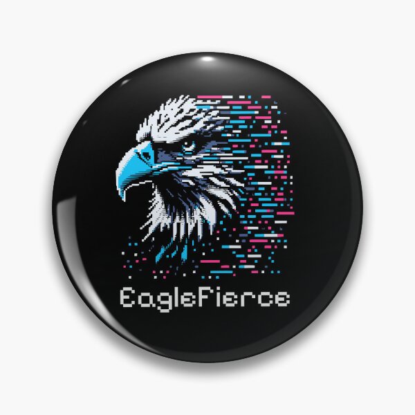 Item preview, Pixelated Patriotic American Eagle Design designed and sold by DAMOTAmagazine.