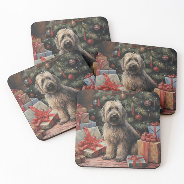 Item preview, Christmas Briard Portrait designed and sold by Samuelsboro.