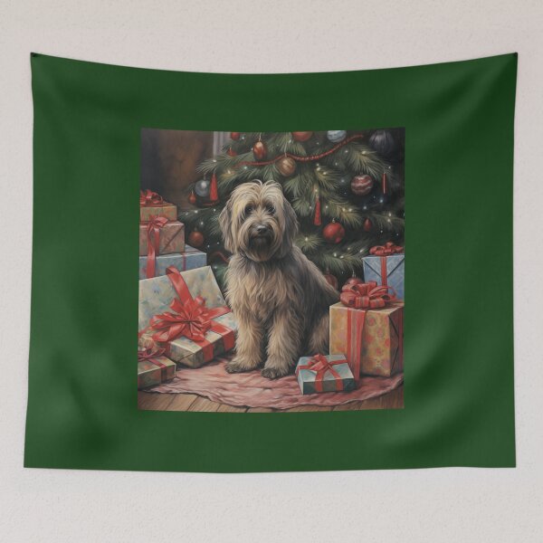 Item preview, Christmas Briard Portrait designed and sold by Samuelsboro.