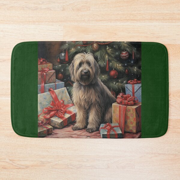 Item preview, Christmas Briard Portrait designed and sold by Samuelsboro.