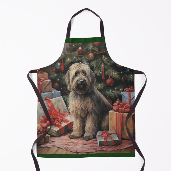 Item preview, Christmas Briard Portrait designed and sold by Samuelsboro.