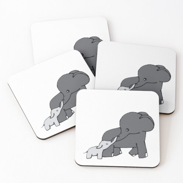 Item preview, Elephant and baby designed and sold by Lydia Conder.