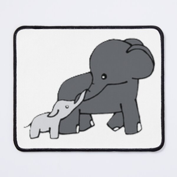 Item preview, Elephant and baby designed and sold by Lydia Conder.