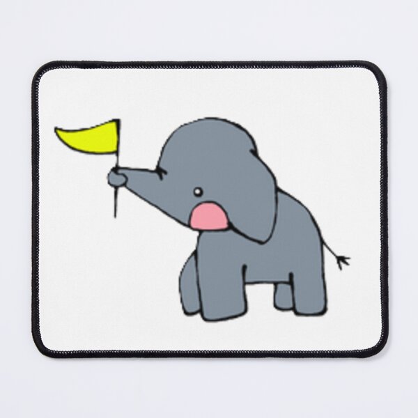 Item preview, Elephant with flag designed and sold by Lydia Conder.