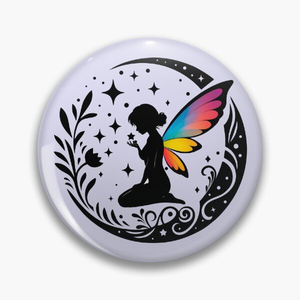 Item preview, Side view fairy silhouette designed and sold by CharmSpell.