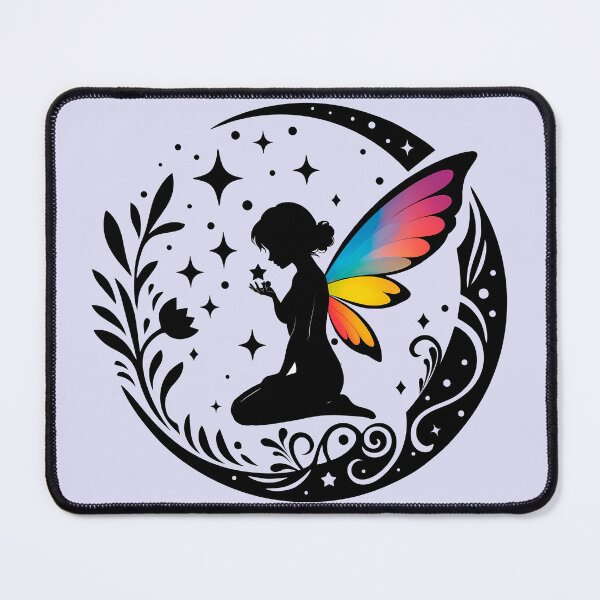 Item preview, Side view fairy silhouette designed and sold by CharmSpell.