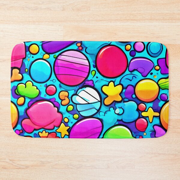 Item preview, Vibrant Abstract Candyland designed and sold by Health And Fitness Posts e-Store.