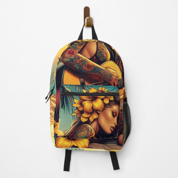 Item preview, GODDESS OF THE TROPICS - Golden Guitar Goddess designed and sold by GoddessTropics.