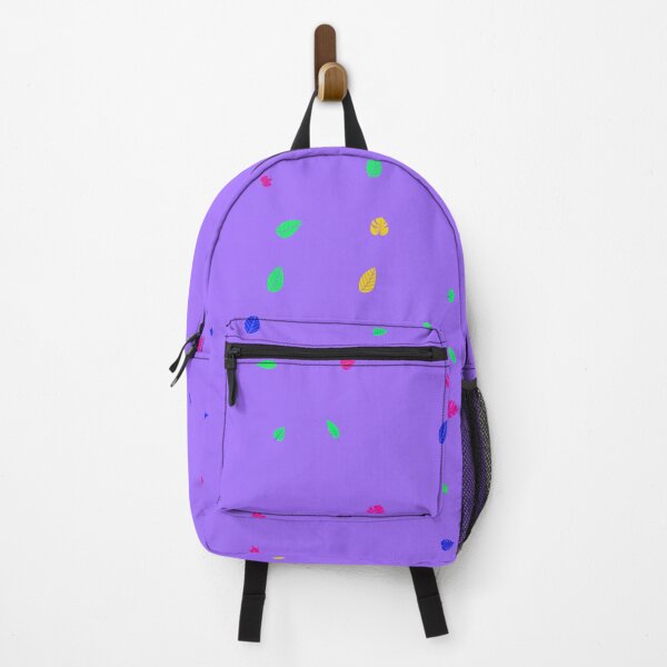 Item preview, Various Styles Of Scattered Rainbow Leaves Bright Purple designed and sold by EvergreenMotifs.