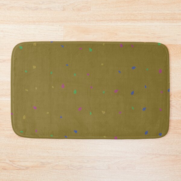Item preview, Assorted Styles Of Scattered Rainbow Leaves Brown Background designed and sold by EvergreenMotifs.