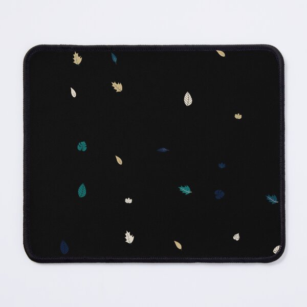 Item preview, Assorted Styles Of Scattered Colorful Leaves Blue Background designed and sold by EvergreenMotifs.
