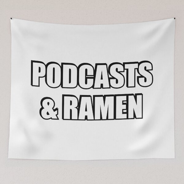 Item preview, Podcasts And Ramen  designed and sold by Inspirationmotivation.