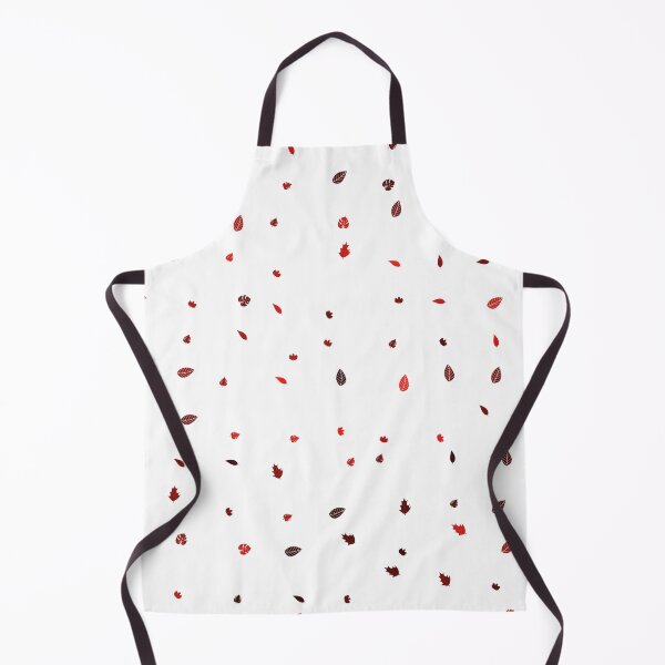 Item preview, Assorted Styles Of Scattered Warm Tone Leaves White designed and sold by EvergreenMotifs.