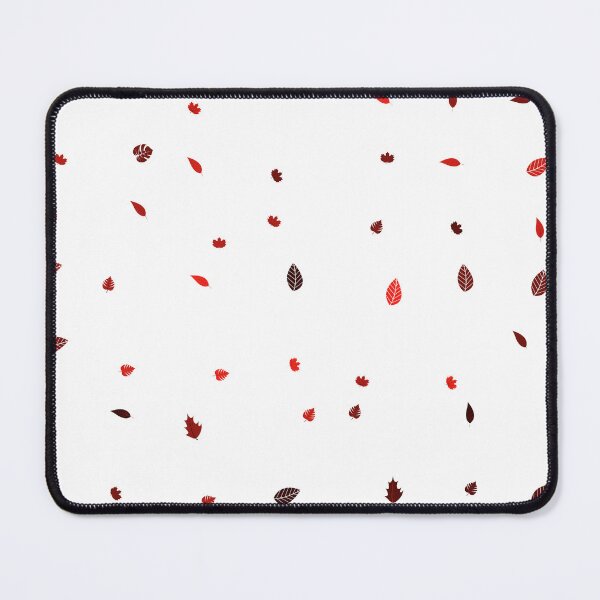 Item preview, Assorted Styles Of Scattered Warm Tone Leaves White designed and sold by EvergreenMotifs.
