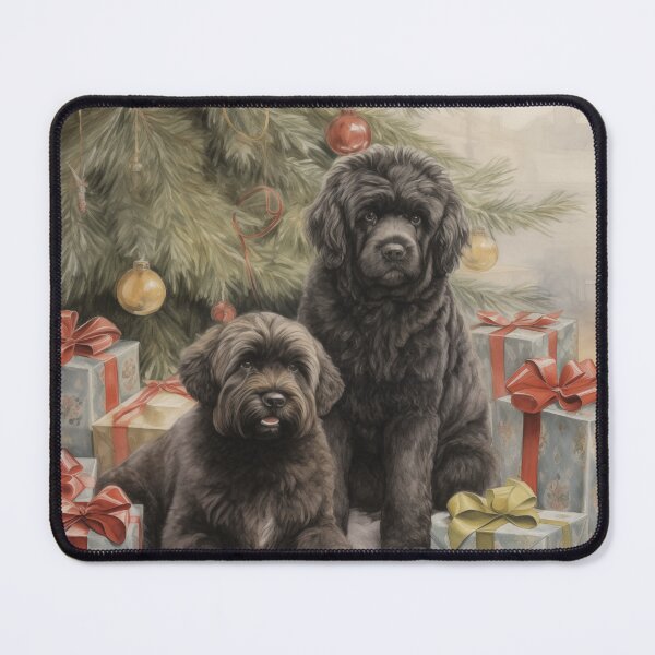Item preview, Christmas Portrait of Bouvier des Flandres (Design 2) designed and sold by Samuelsboro.