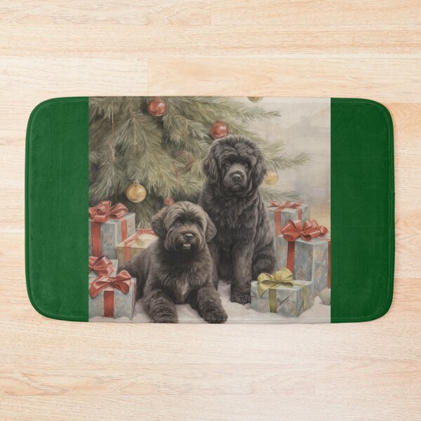 Item preview, Christmas Portrait of Bouvier des Flandres (Design 2) designed and sold by Samuelsboro.