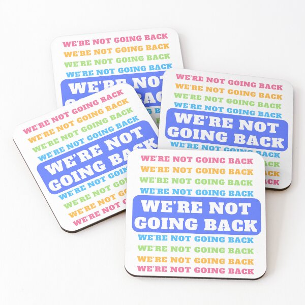 Item preview, We're Not Going Back Harris Walz 2024 Democrat Vote designed and sold by GroovyGal.