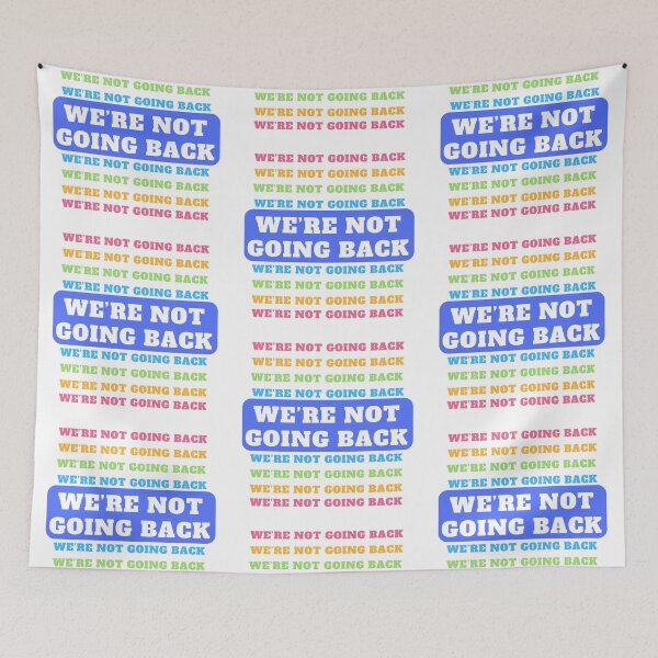 Item preview, We're Not Going Back Harris Walz 2024 Democrat Vote designed and sold by GroovyGal.
