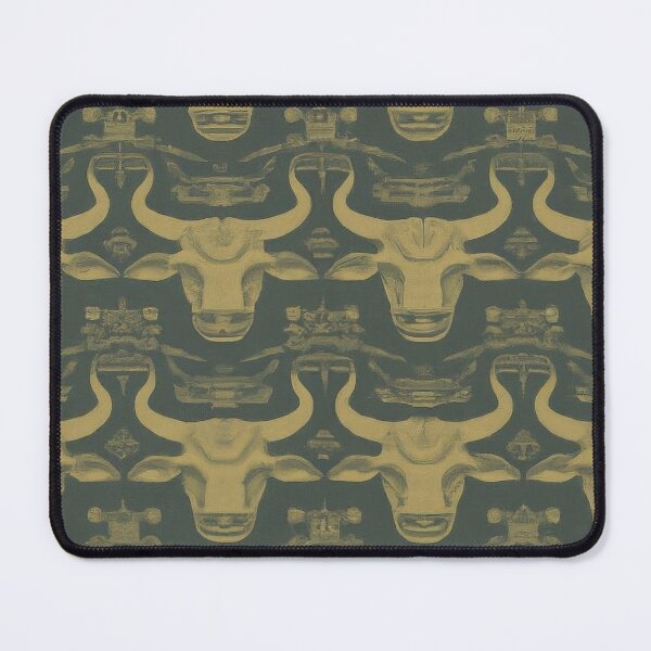 Item preview, Bulls Head Pattern 1 designed and sold by high-noon-moon.