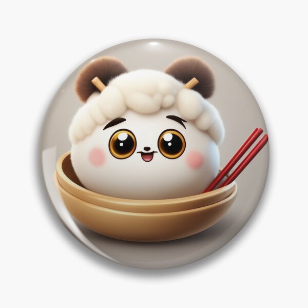Item preview, Dim Sum with Chopsticks Cartoon Vector Icon designed and sold by hjian8219.