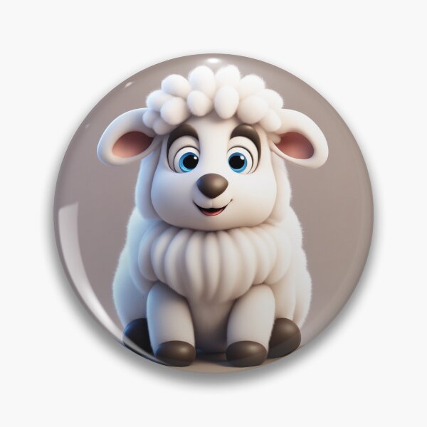 Item preview, Cute Sheep Sitting Cartoon Vector Icon designed and sold by hjian8219.