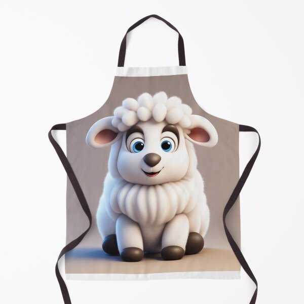 Item preview, Cute Sheep Sitting Cartoon Vector Icon designed and sold by hjian8219.