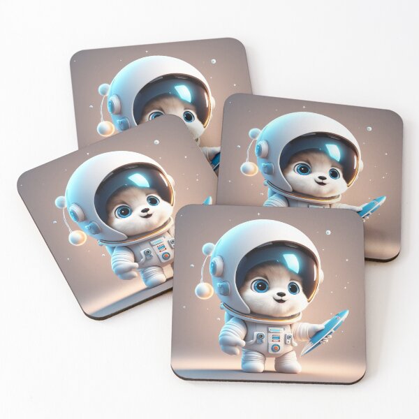 Item preview, : Cute Astronaut Holding Space Board with Rocket Cartoon Vector Icon designed and sold by hjian8219.