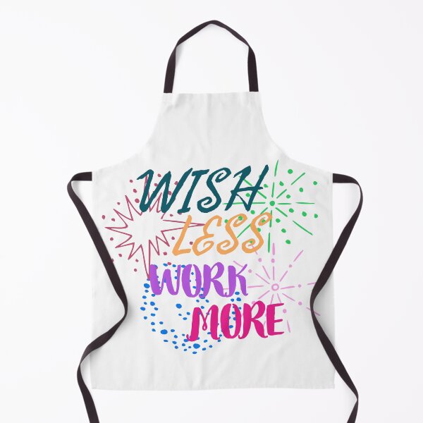 Item preview, Wish Less Work More A motivational quote Colorful Calligraphy designed and sold by adlkh.