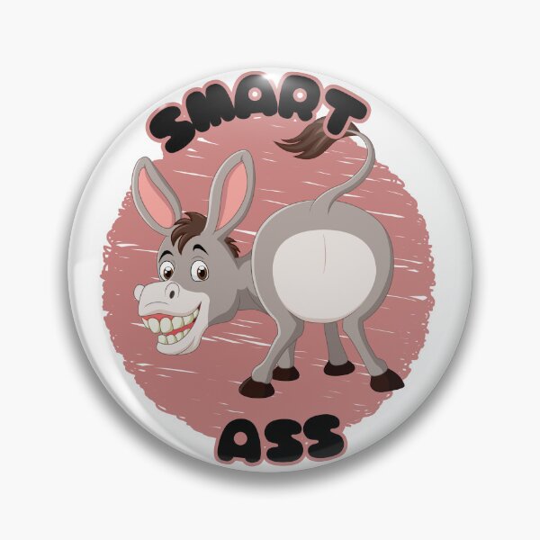 Item preview, SMART ASS - PINK BACKGROUND designed and sold by FitEnvy.