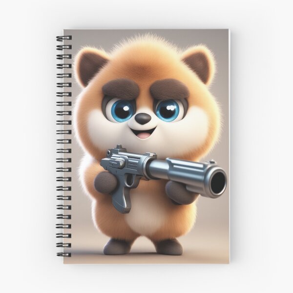 Item preview,  Cute Man Holding Gun Pistol Cartoon Vector Icon designed and sold by hjian8219.