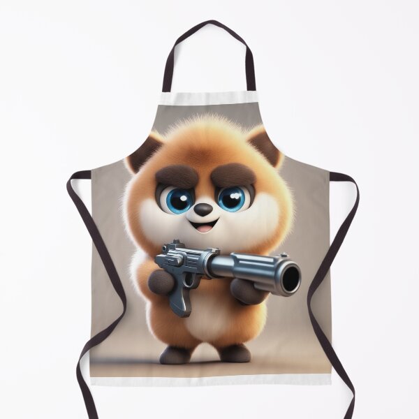 Item preview, Cute Man Holding Gun Pistol Cartoon Vector Icon designed and sold by hjian8219.