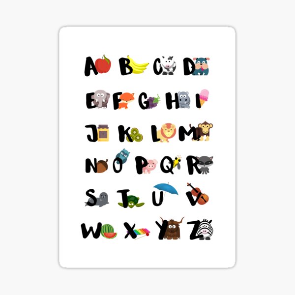 Item preview, Animal Alphabet designed and sold by SamStoreo X.