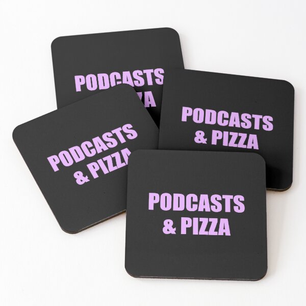 Item preview, Podcasts And Pizza - funny podcaster designed and sold by Inspirationmotivation.