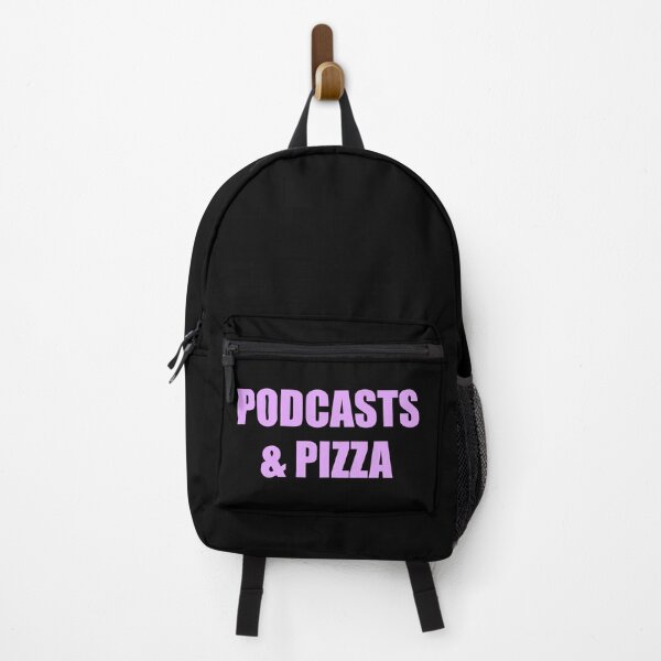 Item preview, Podcasts And Pizza - funny podcaster designed and sold by Inspirationmotivation.
