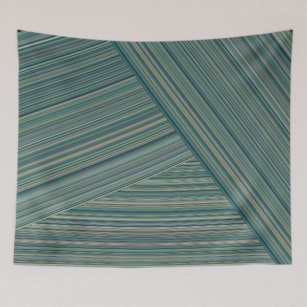 Item preview, Criss Cross Lines Multicolor Crossed Line Stripes Overlap designed and sold by EvergreenMotifs.