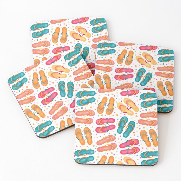 Item preview, Watercolour Flip Flops designed and sold by Julie Erin Designs.