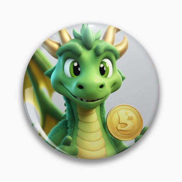 Item preview, Green Dragon Holding Gold Coin Thumbs Up Cartoon Vector Icon designed and sold by hjian8219.