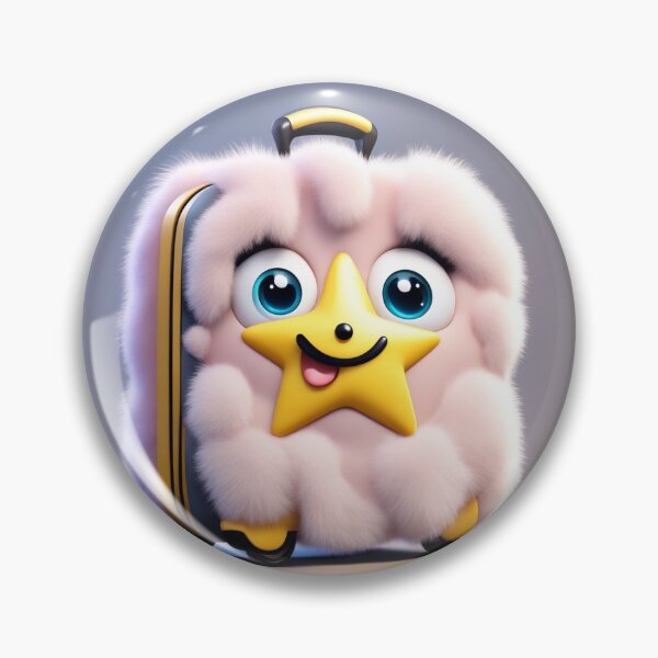 Item preview, Suitcase Bag with Star Cartoon Vector Icon designed and sold by hjian8219.