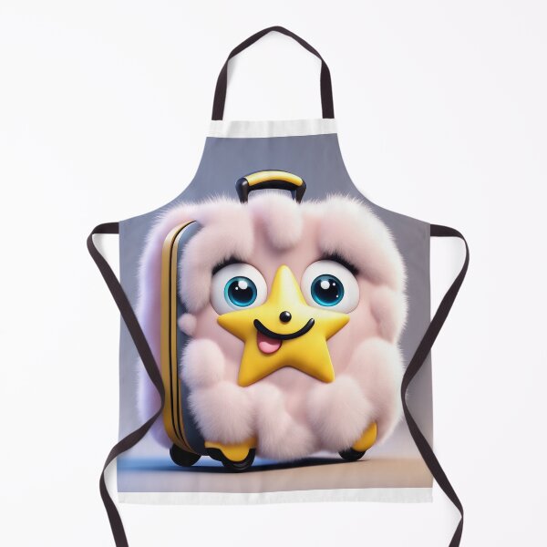 Item preview, Suitcase Bag with Star Cartoon Vector Icon designed and sold by hjian8219.